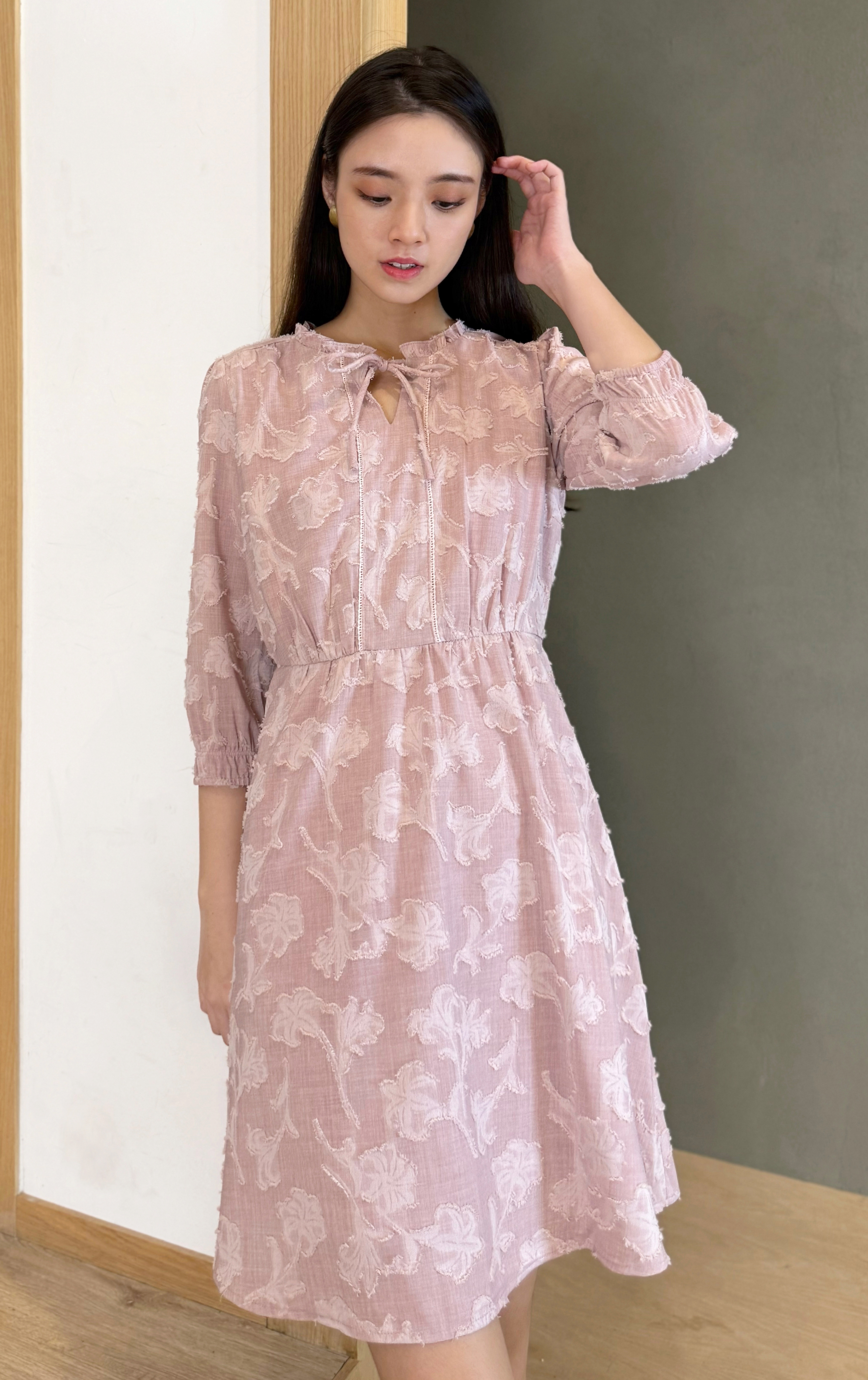 Jacquard Dress OP0566