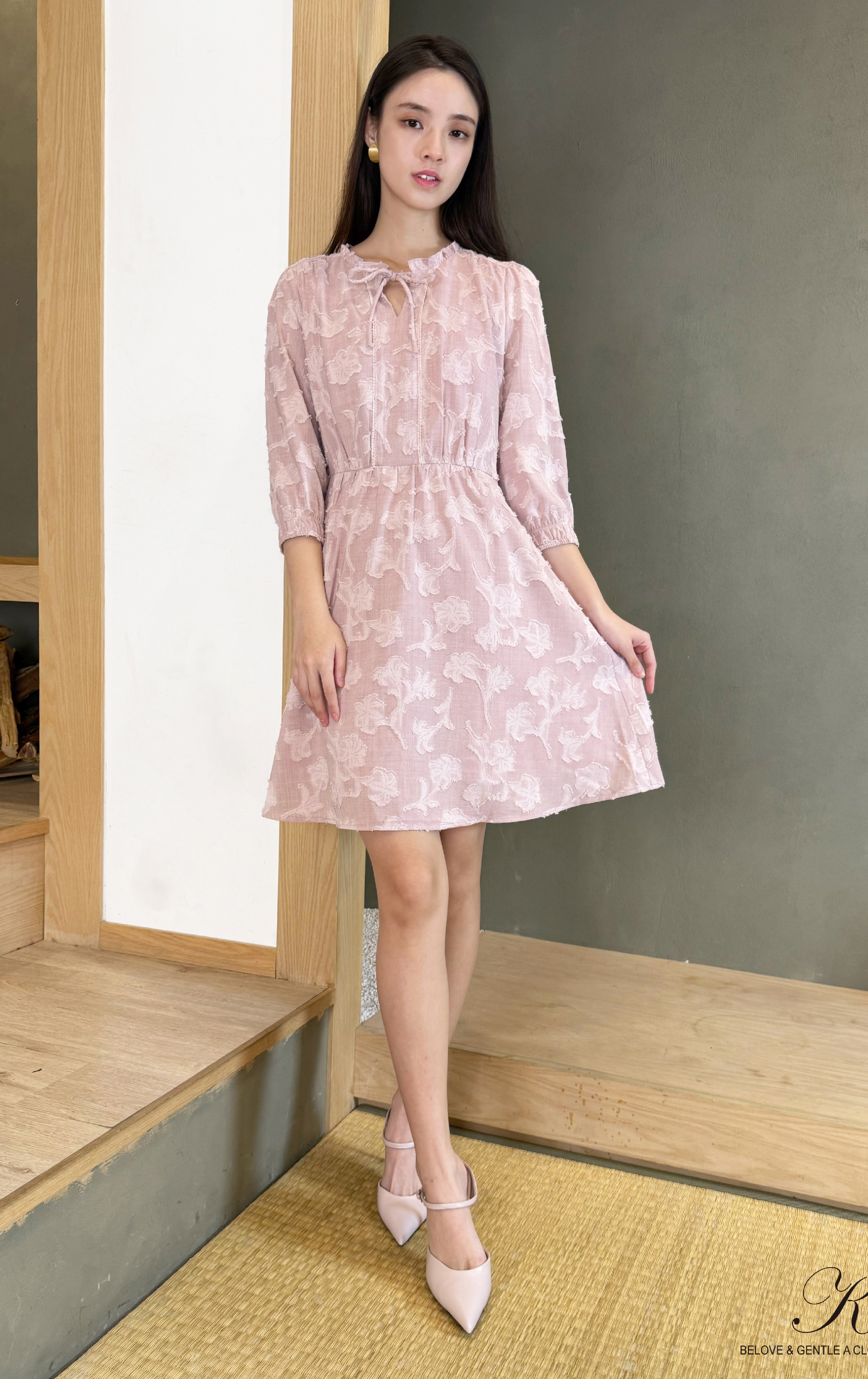Jacquard Dress OP0566