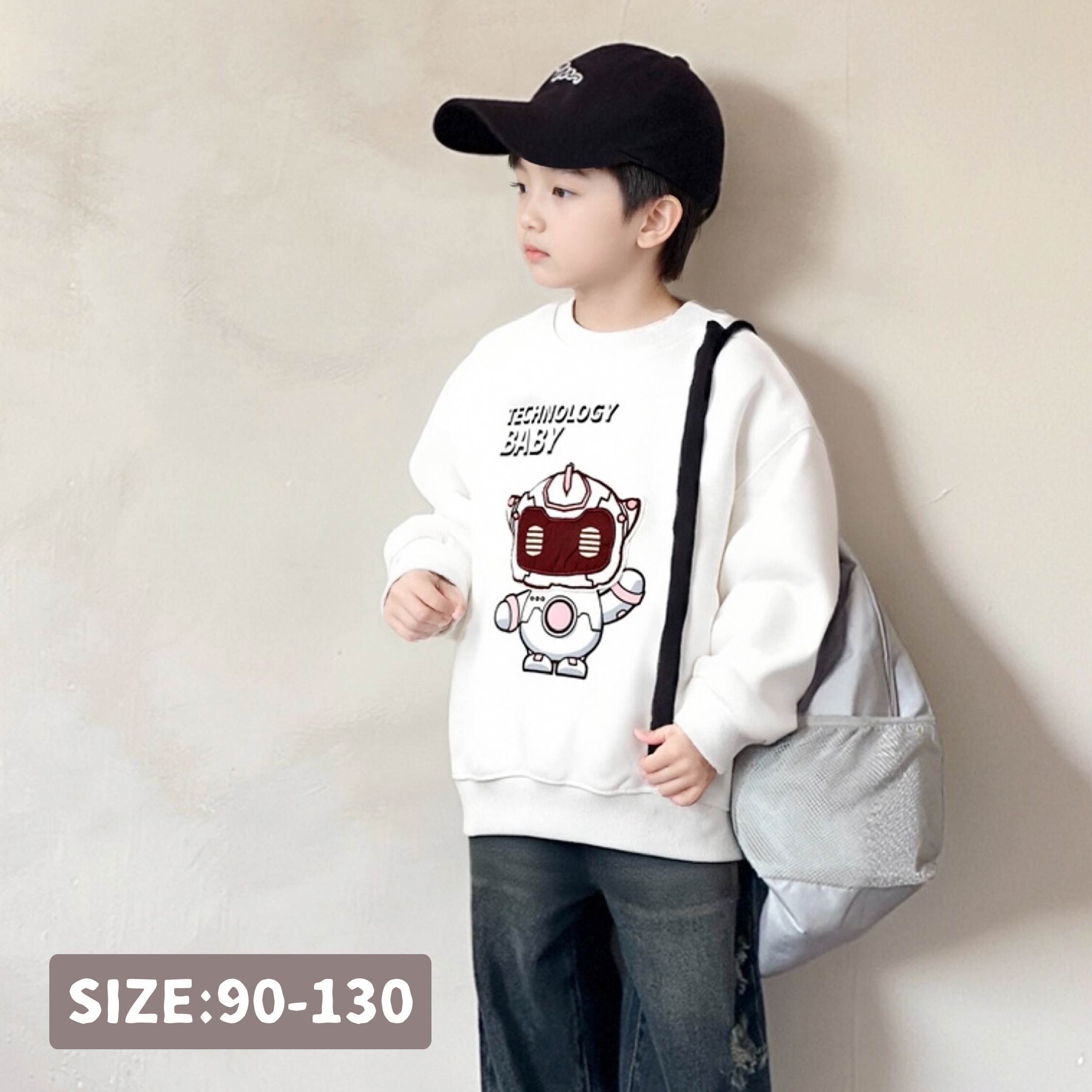 【H55066】帥氣立體機器人上衣