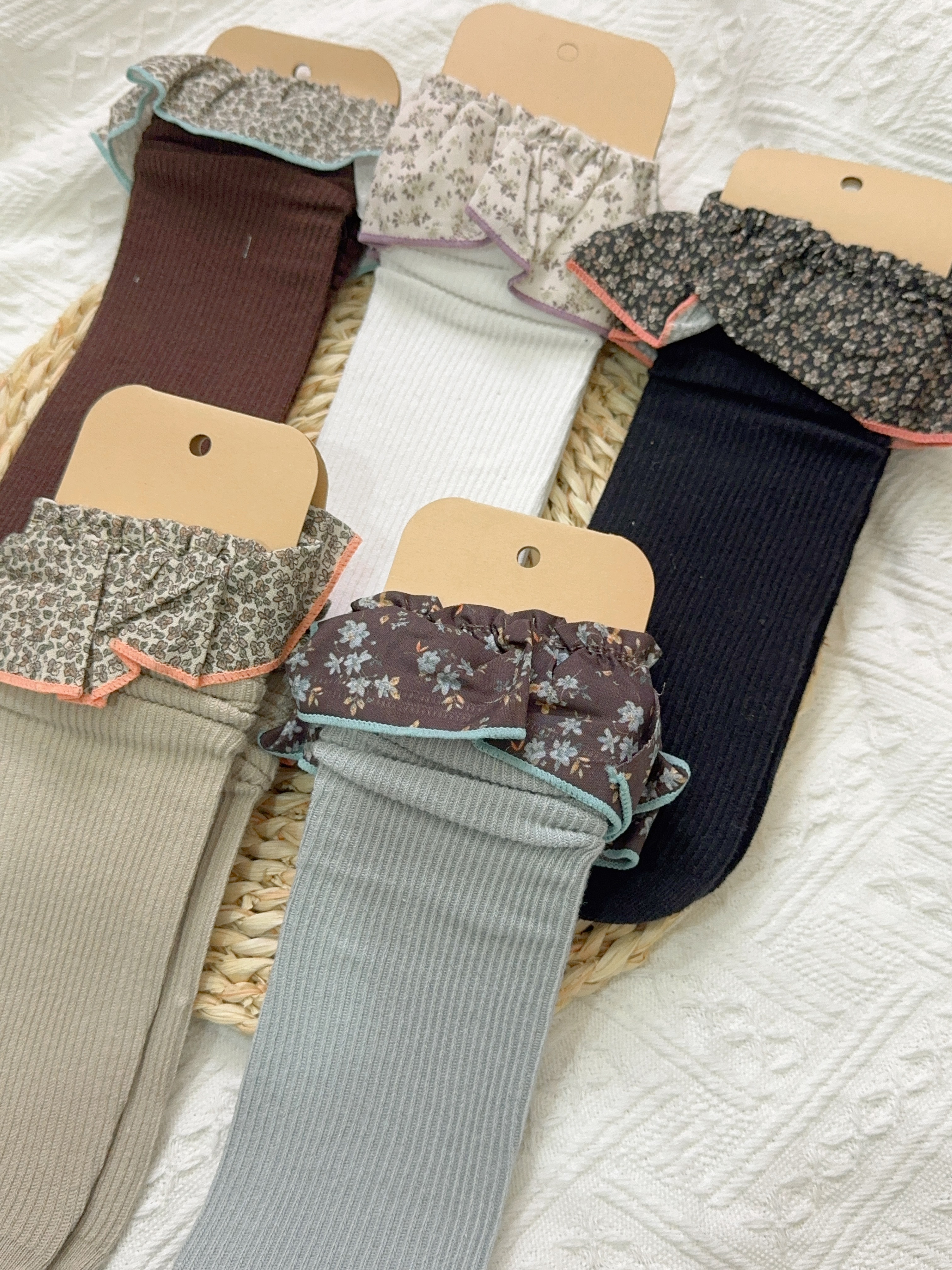 碎花堆堆襪(隨機不挑款)s51