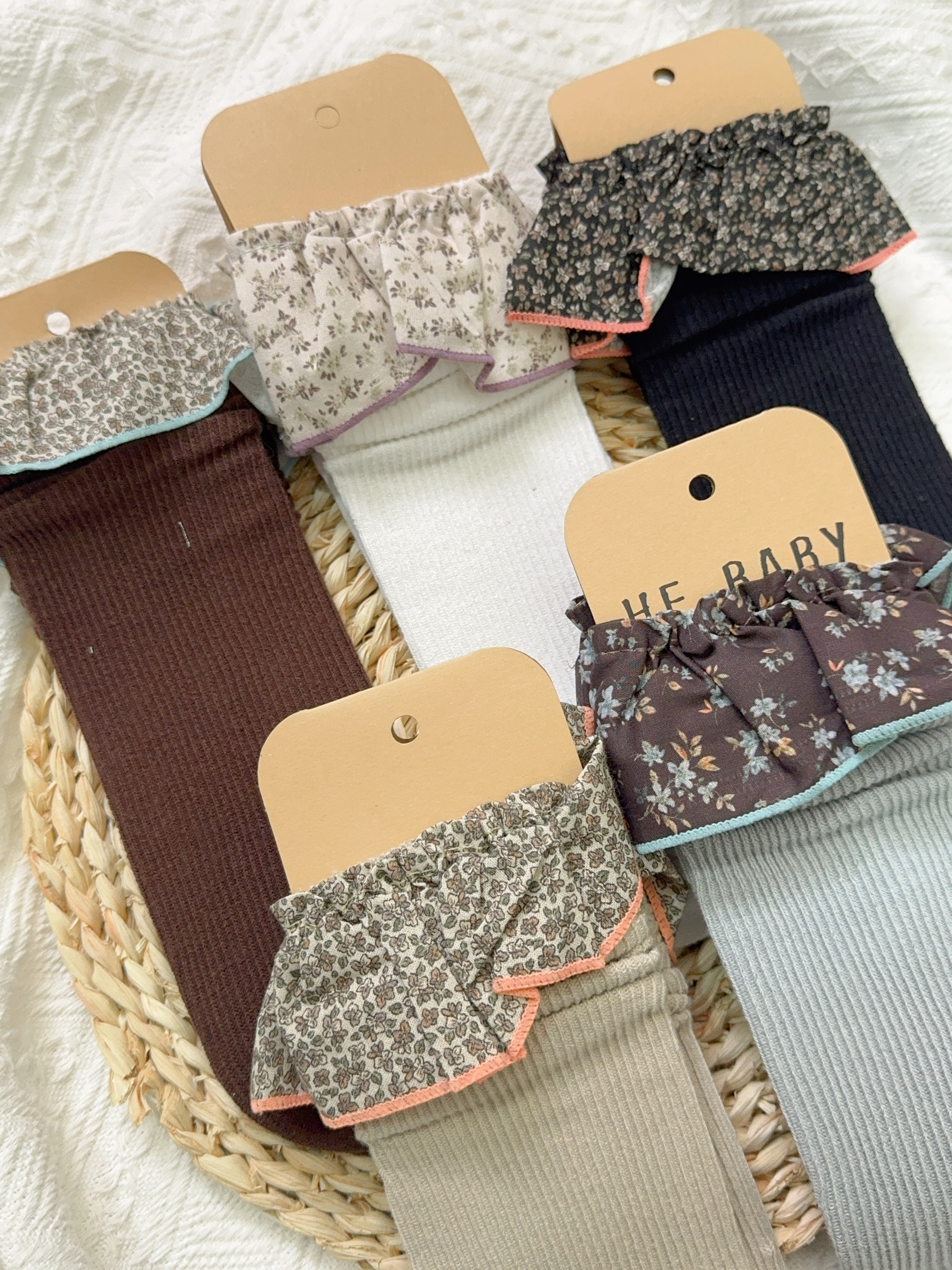 碎花堆堆襪(隨機不挑款)s51