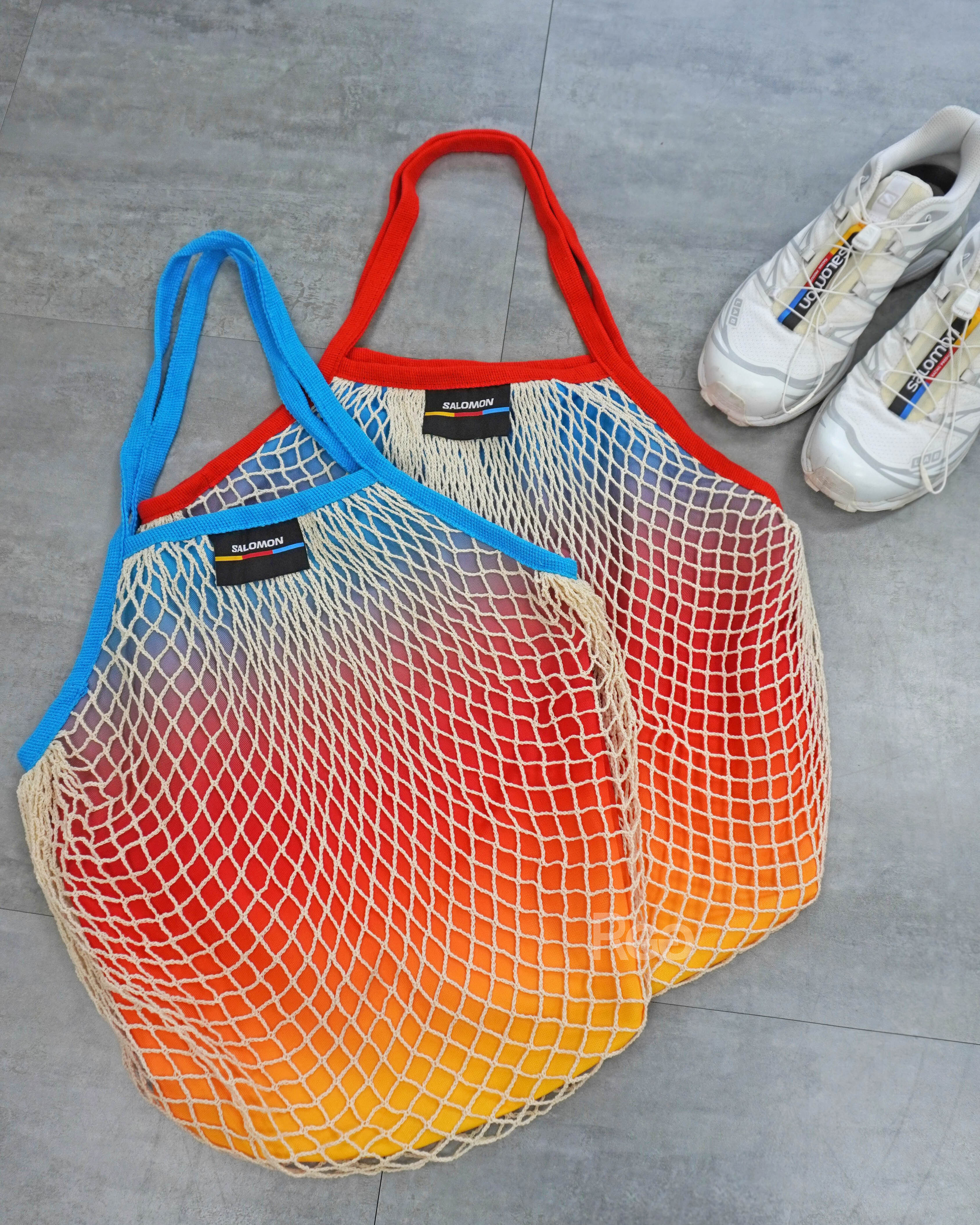Salomon mesh tote bag 漸層網袋托特包