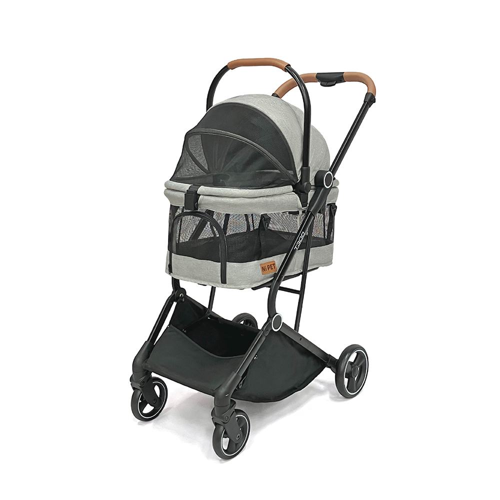 【Ni Pet】T300 Plus 分離式寵物推車網布板-銀河灰