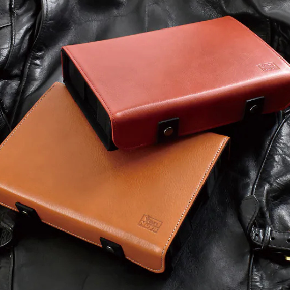 VanNuys Earphones case／4個用 VanNuys E047 Premium Cowhide leather Earphone Case