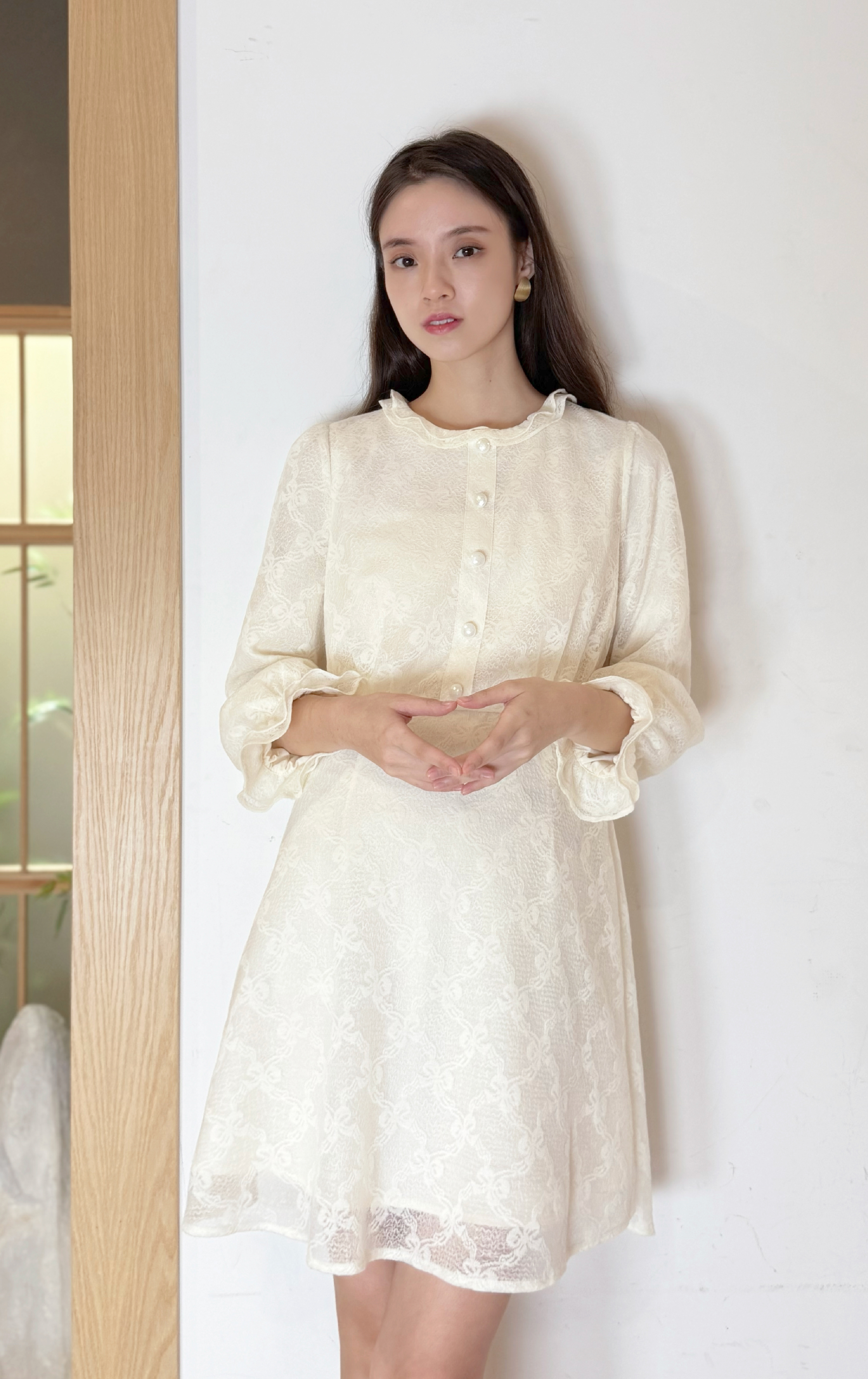 Lotus Leaf Collar Dress OP0570