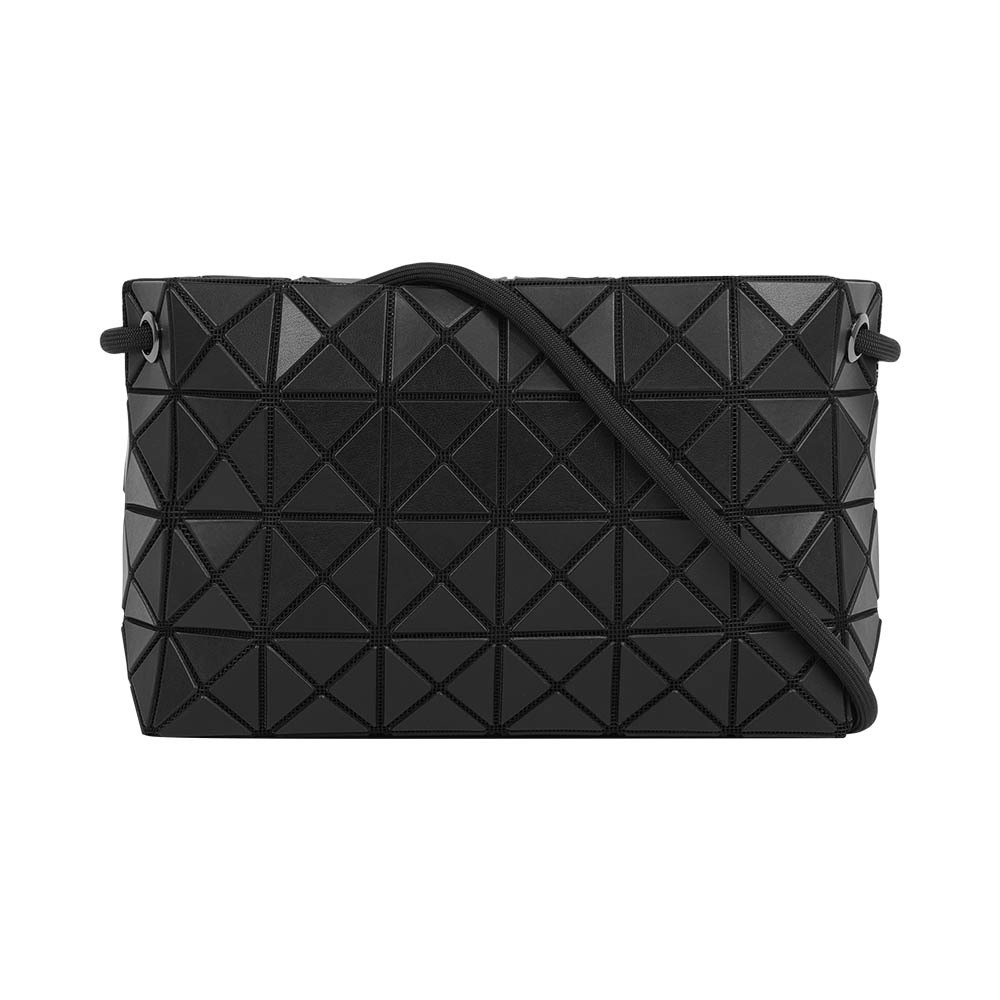 【ISSEY MIYAKE三宅一生】Loop Matte 霧面拉鍊肩背/斜背包(黑色)