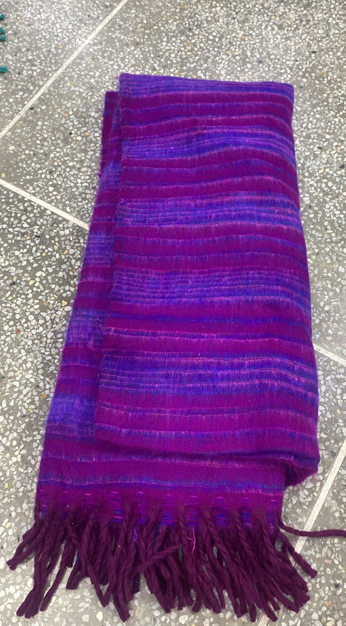 *[訂貨]印度直送大約3-5星期*  Macrame Scarf 紫色 - K42 (1023live)