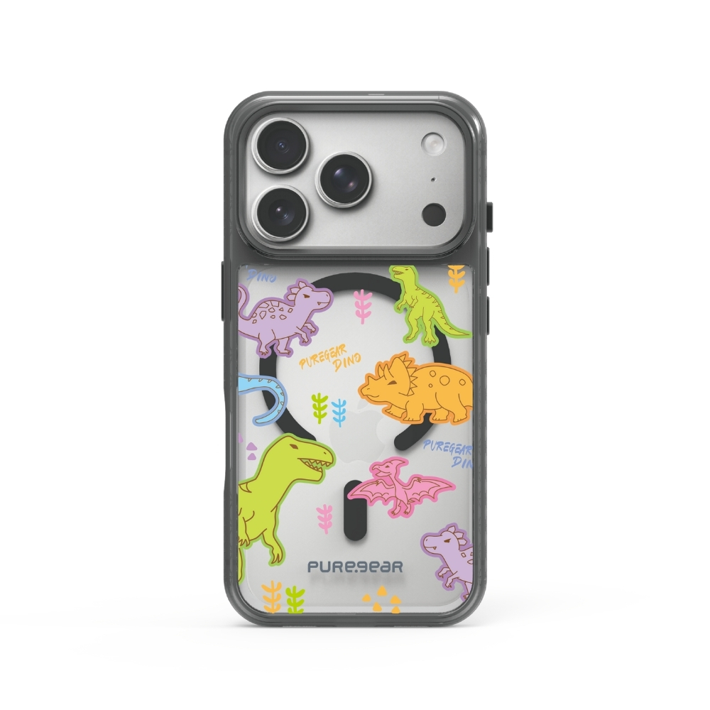 iPhone 冰鑽減壓防摔保護殼 Magsafe / 繽紛呆腦獸 (Designer style)