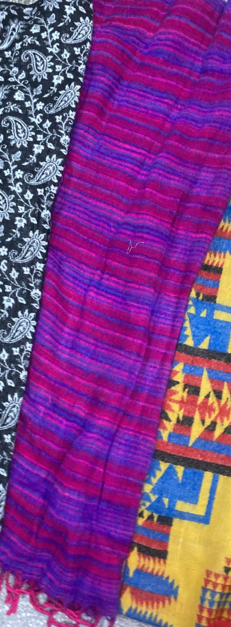 *[訂貨]印度直送大約3-5星期*  Macrame Scarf  桃紅色 - K44 (1023live)