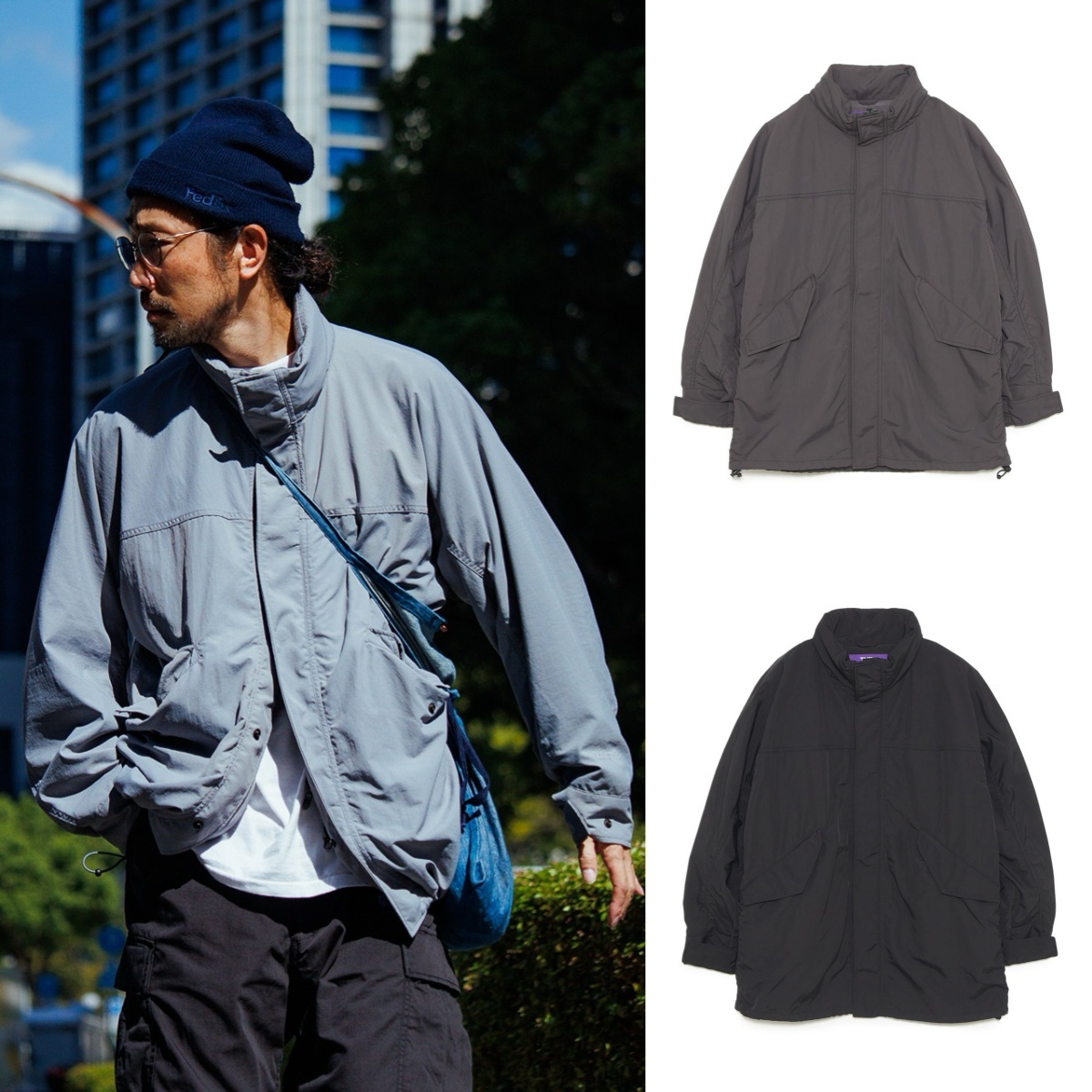 預購┃日本 TNF 紫標 PERTEX UNLIMITED PLAS Field Jacket 尼龍 防潑水 拉鍊 外套