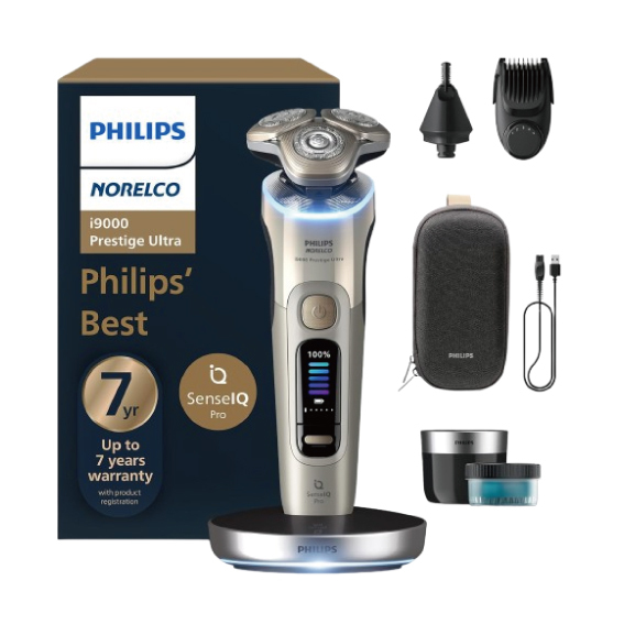 Philips 飛利浦 XP9403/88 Norelco 刮鬍刀 i9000 Prestige Ultra 乾濕兩用 電動刮鬍刀 <平行進口>