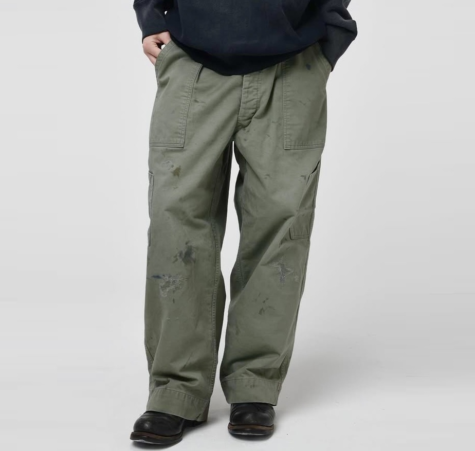 10/25 RELEASE: BOWWOW 2025 A/W REPAIRED USAF MECHANIC PANTS - PRE ORDER ITEM (預訂中)