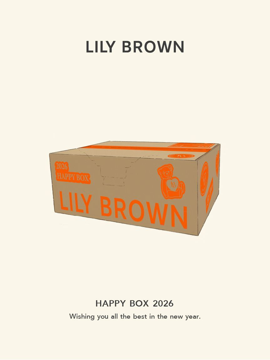 [免運] 福袋 LILY BROWN 2026年 TWEED HAPPY BOX