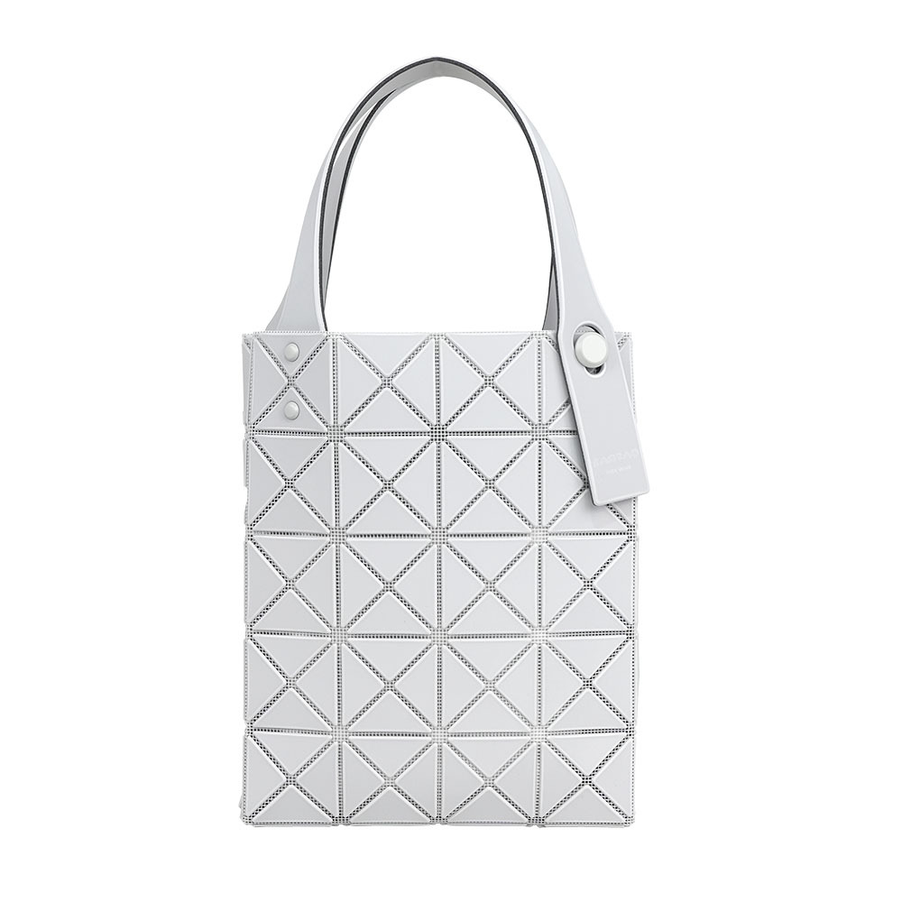 【ISSEY MIYAKE三宅一生】BAO BAO Prism Plus 5X4 霧面迷你手提包(淺灰色)