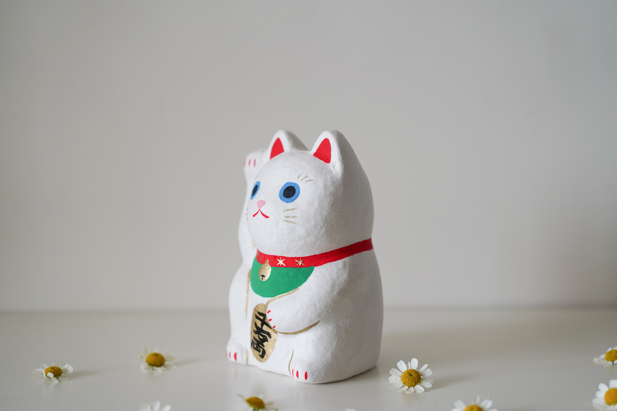 日本 aneki Neko 千萬兩招財貓(小) 和紙擺飾