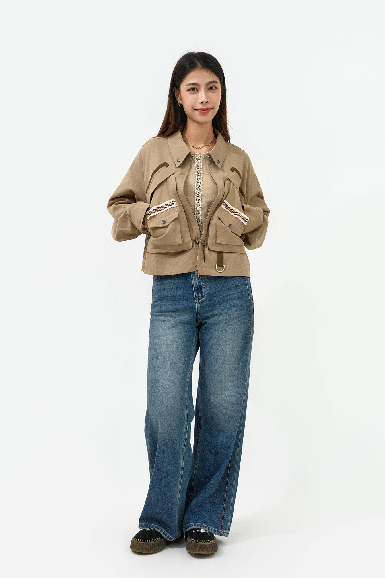 FW25_0146（外套＋上衣＋牛仔褲）