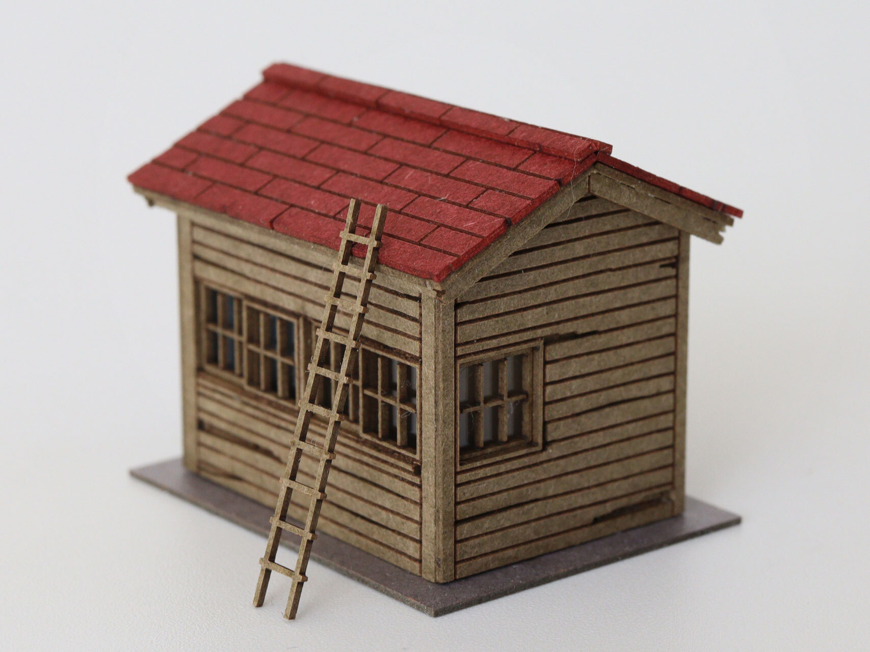 梅桜堂 ST-013-15C 1/150 木板小屋 A 套件
