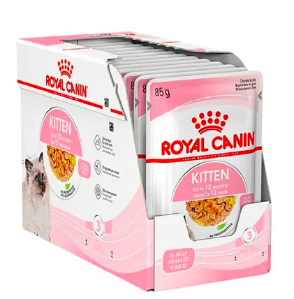 Royal Canin - 幼貓濕糧 - 幼貓營養主食濕糧 (啫喱) 85G (12包)