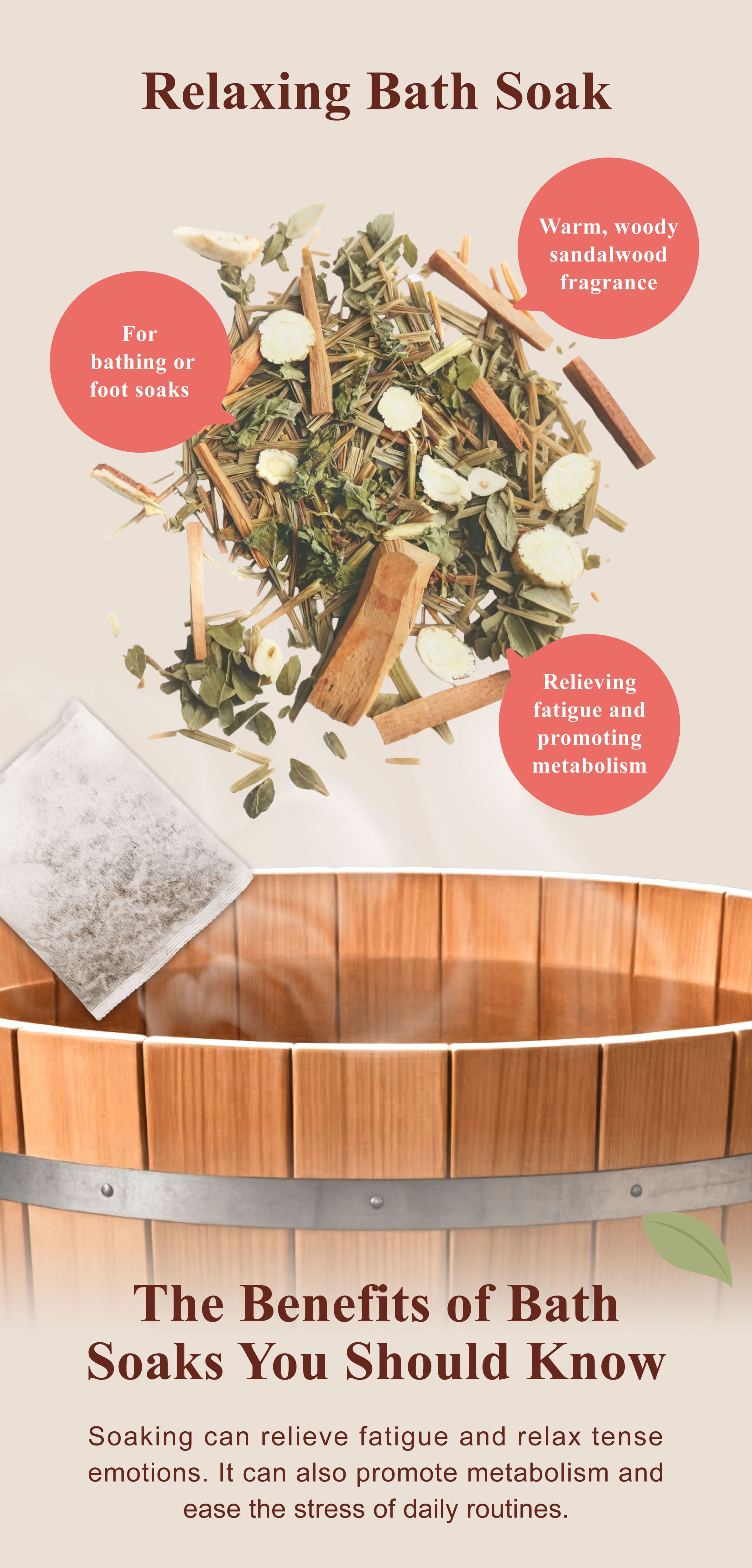 Dengyi Relaxing Bath Soak Features