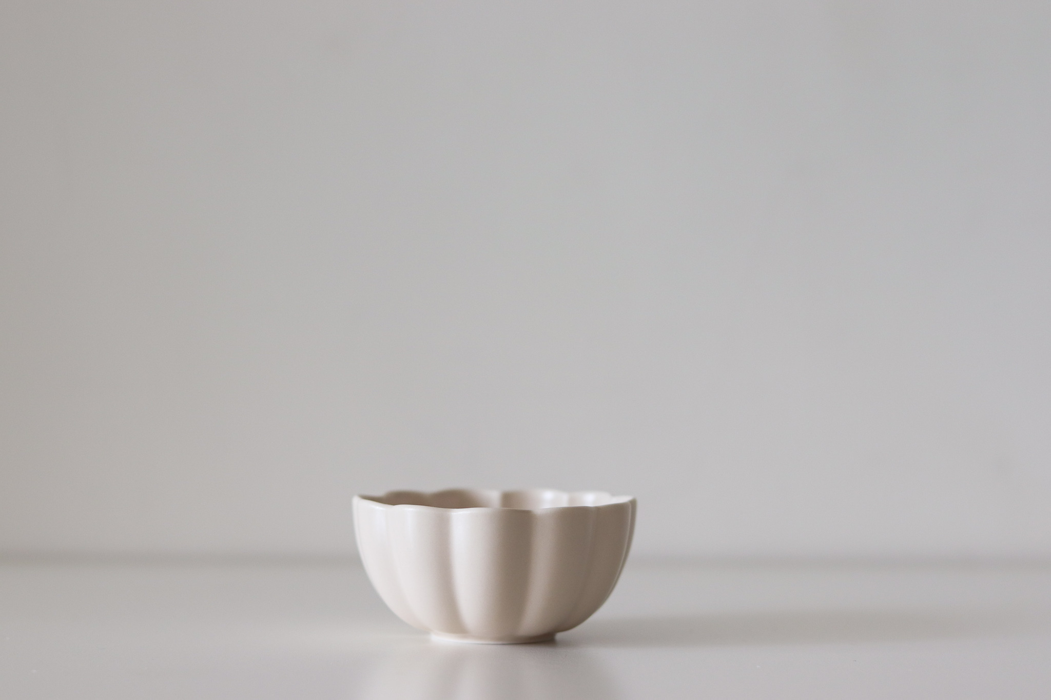 日本 美濃燒 裸膚 菊形 小缽