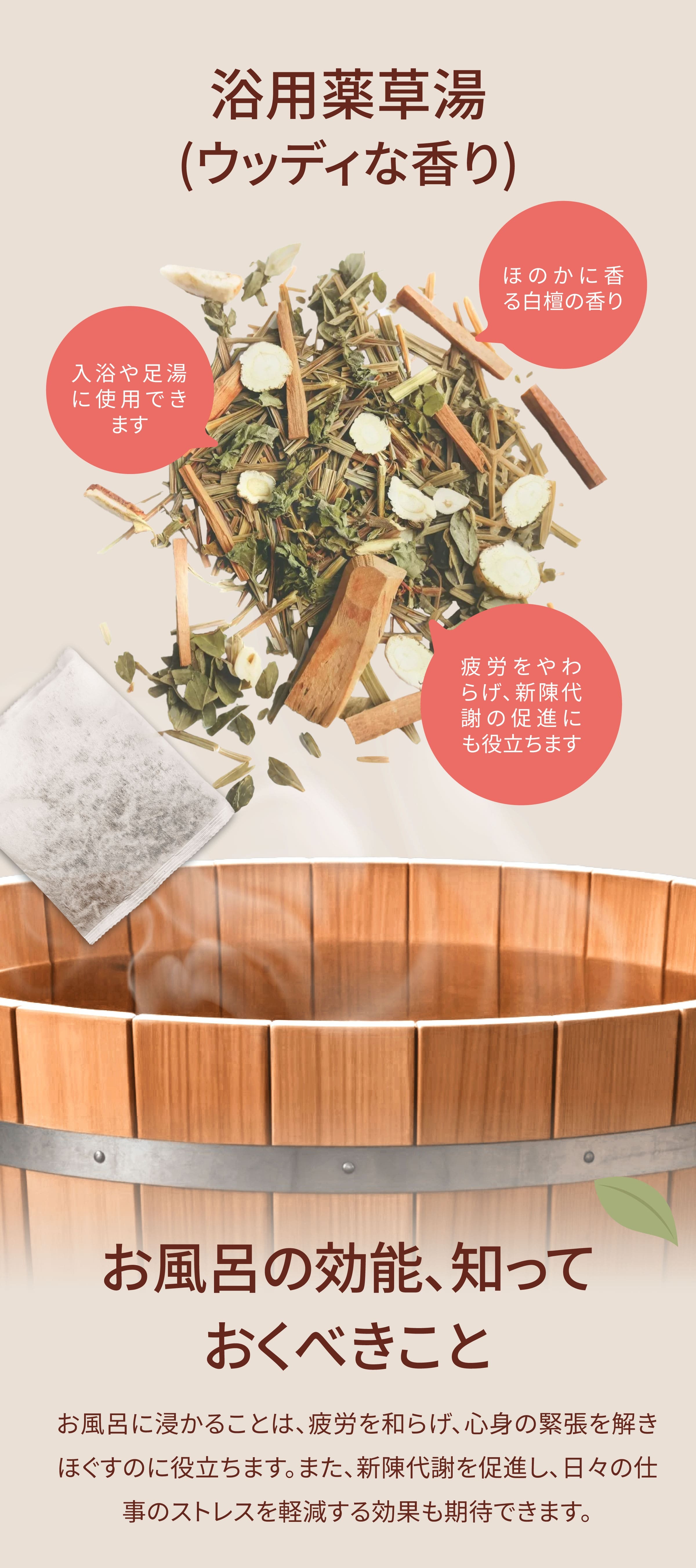 Dengyi 浴用薬草湯(ウッディな香り) の特徴