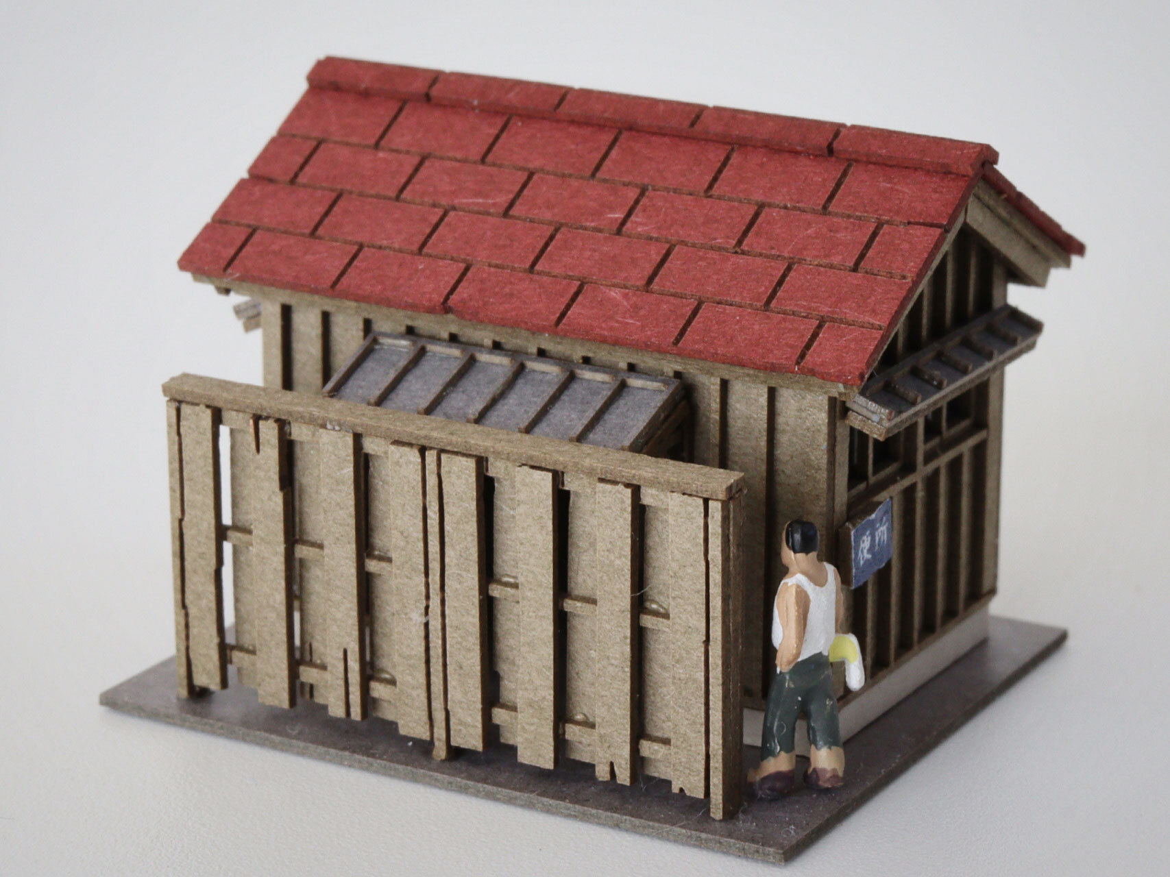 梅桜堂 ST-016-15C 1/150 便所小屋.套件