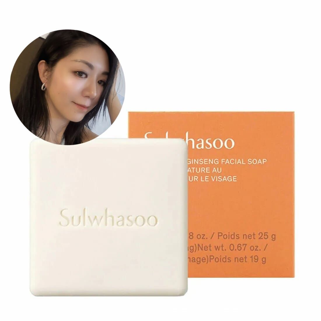 (3 個) Sulwhasoo人蔘蜜皂潔面皂小樣25G R447