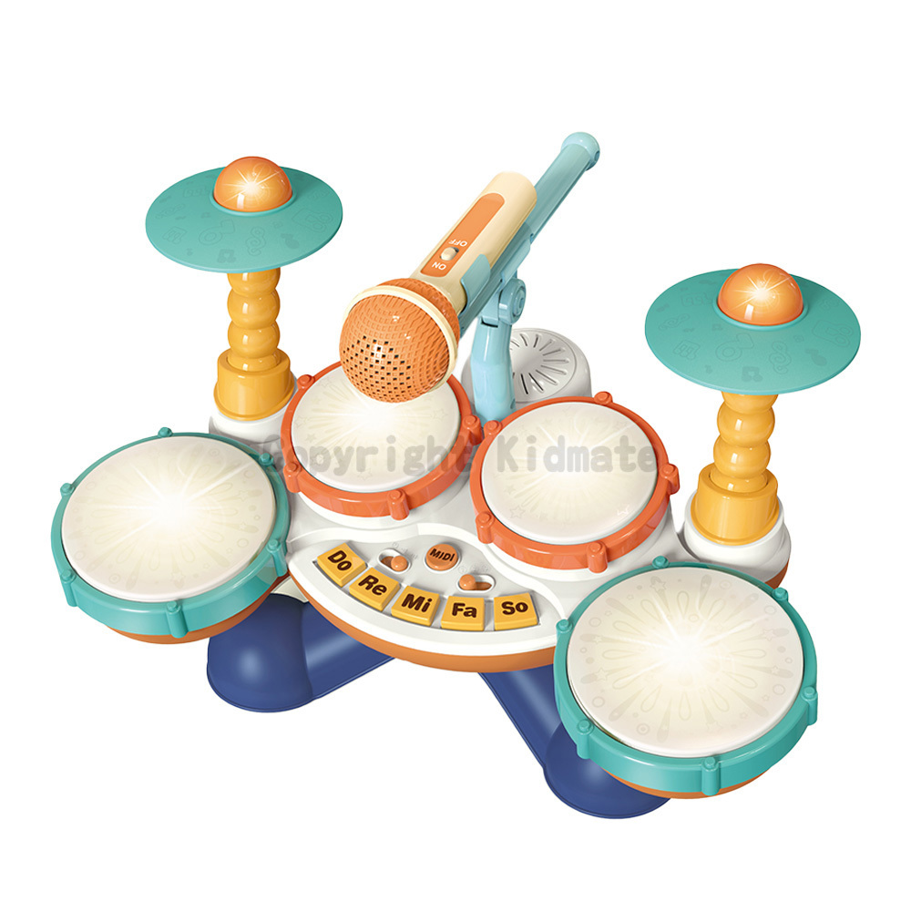 《 KIDMATE 》  益智音樂爵士鼓(混色)