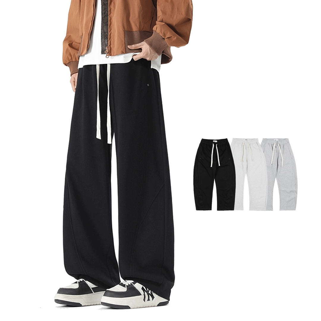 括形剪裁 寬鬆棉長褲 LJ-6012