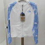 [S] NORTHFACE SKY BLUE W'S WAVEY PRINT RASHGUARD, NJ5JR34A-SKB (STNF34)