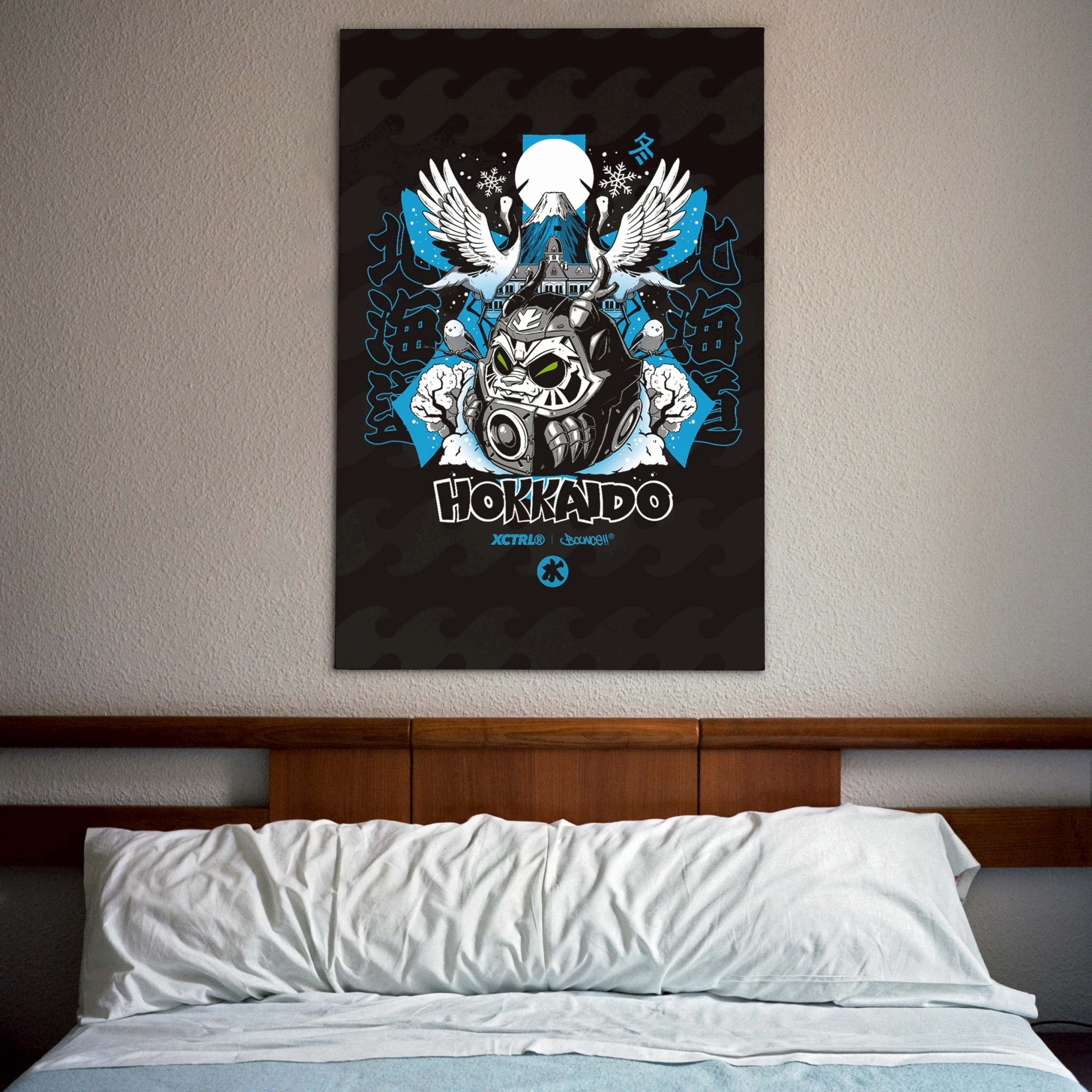 XCTRL® x BOUNCE  北海道冬達摩龍掛畫