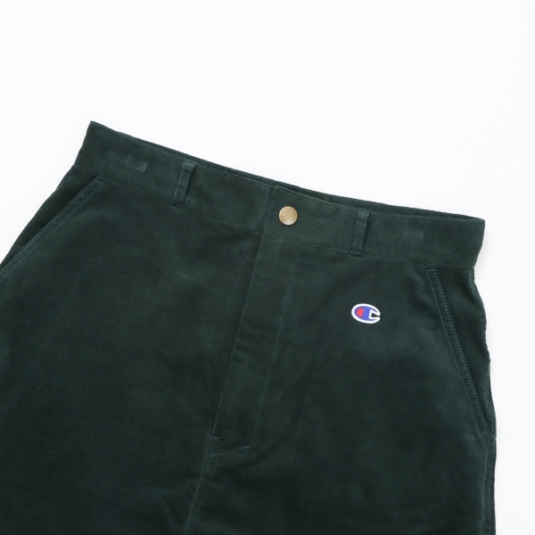 女款-CASUAL 燈芯絨A字短裙-深綠色（CW-C207-570）