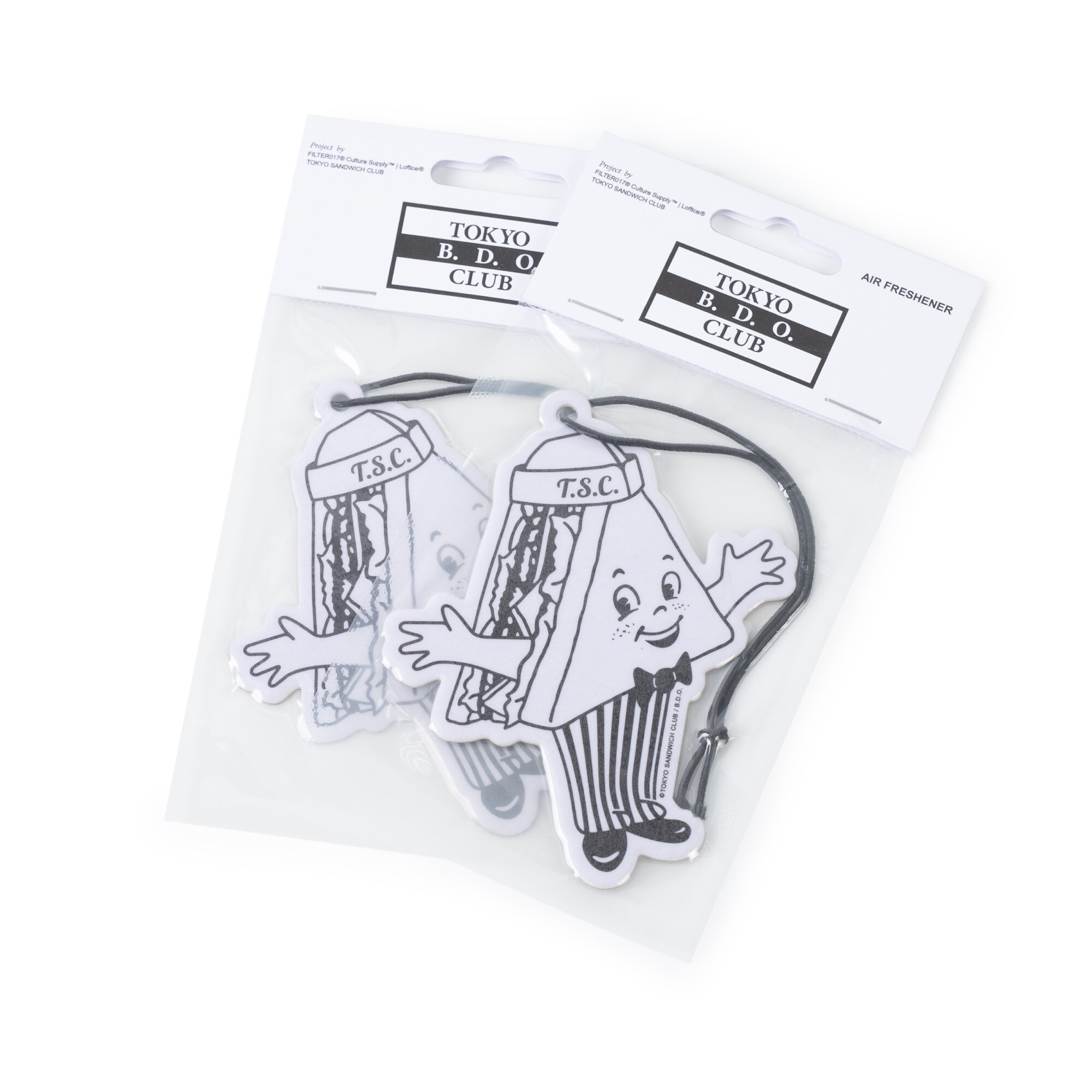 【現貨】FILTER017® Culture Supply™ TOKYO SANDWICH CLUB B.D.O. SERIES TSC Boy Air Freshener 三明治吉祥物香氛片