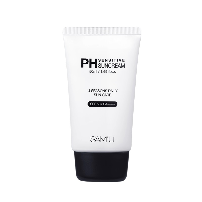 《限時團購優惠》SAM'U 修護敏感防曬 PH SENSITIVE SUNCREAM 50ml