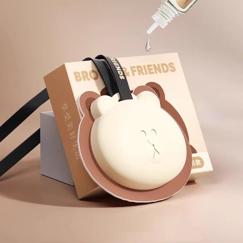 LINE FRIENDS  - 內持久香薰擴香石  (青檸柑橘) 石膏香薰|Brown