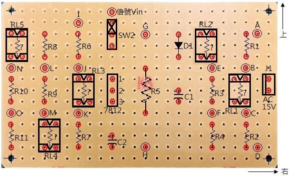 工業電子丙級,儀表操作與訊號量測套件包,量測用電路板元件佈置圖與佈線圖