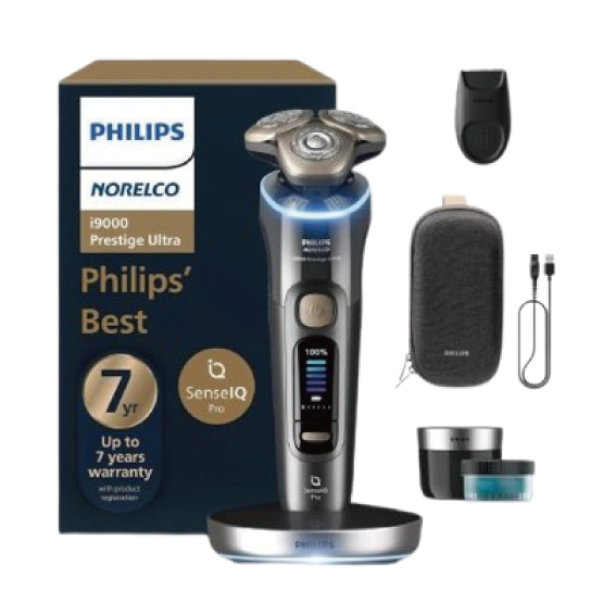 Philips 飛利浦 XP9402/86 Norelco i9000 Prestige Ultra 乾濕兩用 電動鬚刨 <平行進口>