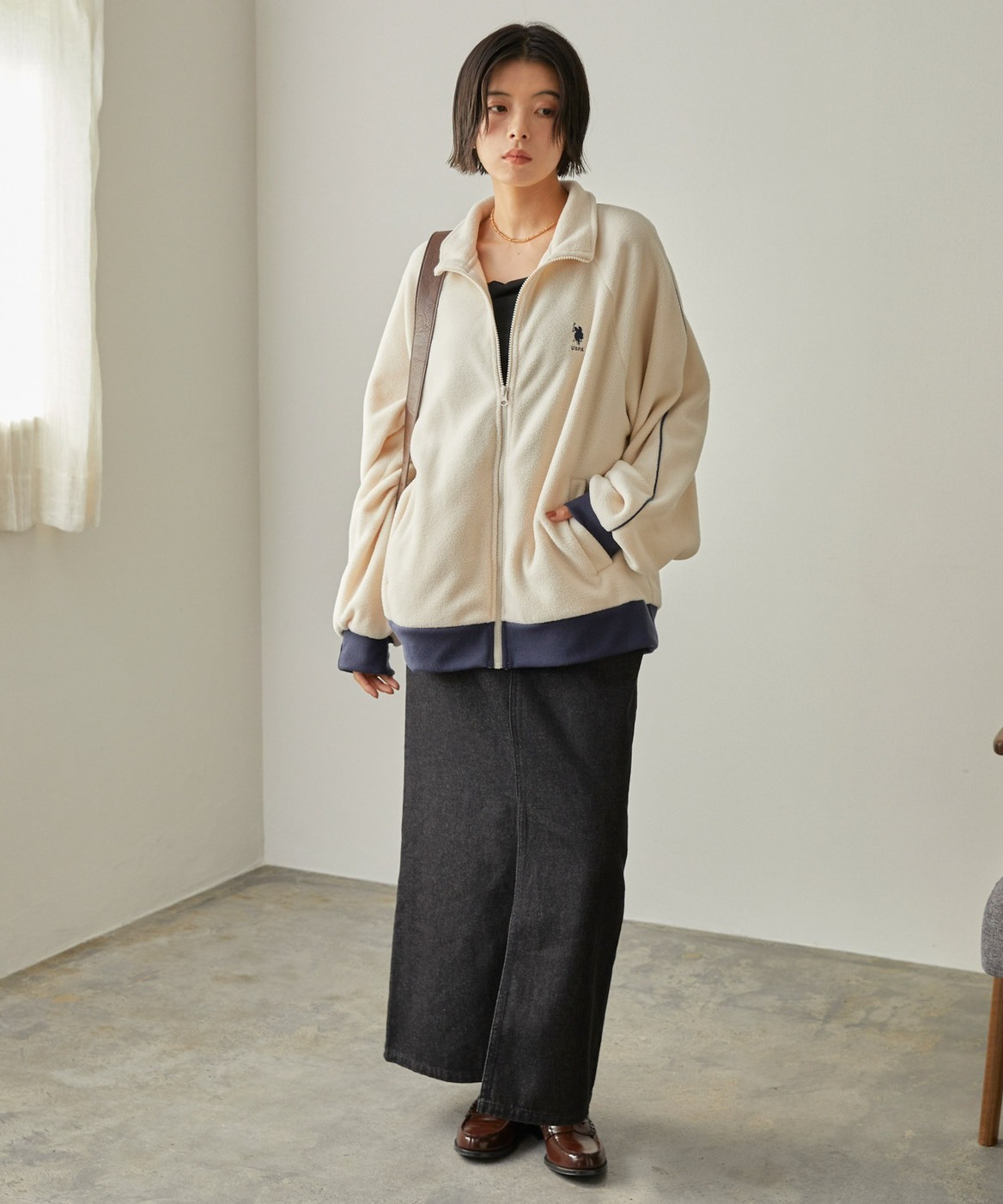 #預購 日本限定 U.S. POLO ASSN. 刺繡邊線抓絨 保暖夾克外套 四色