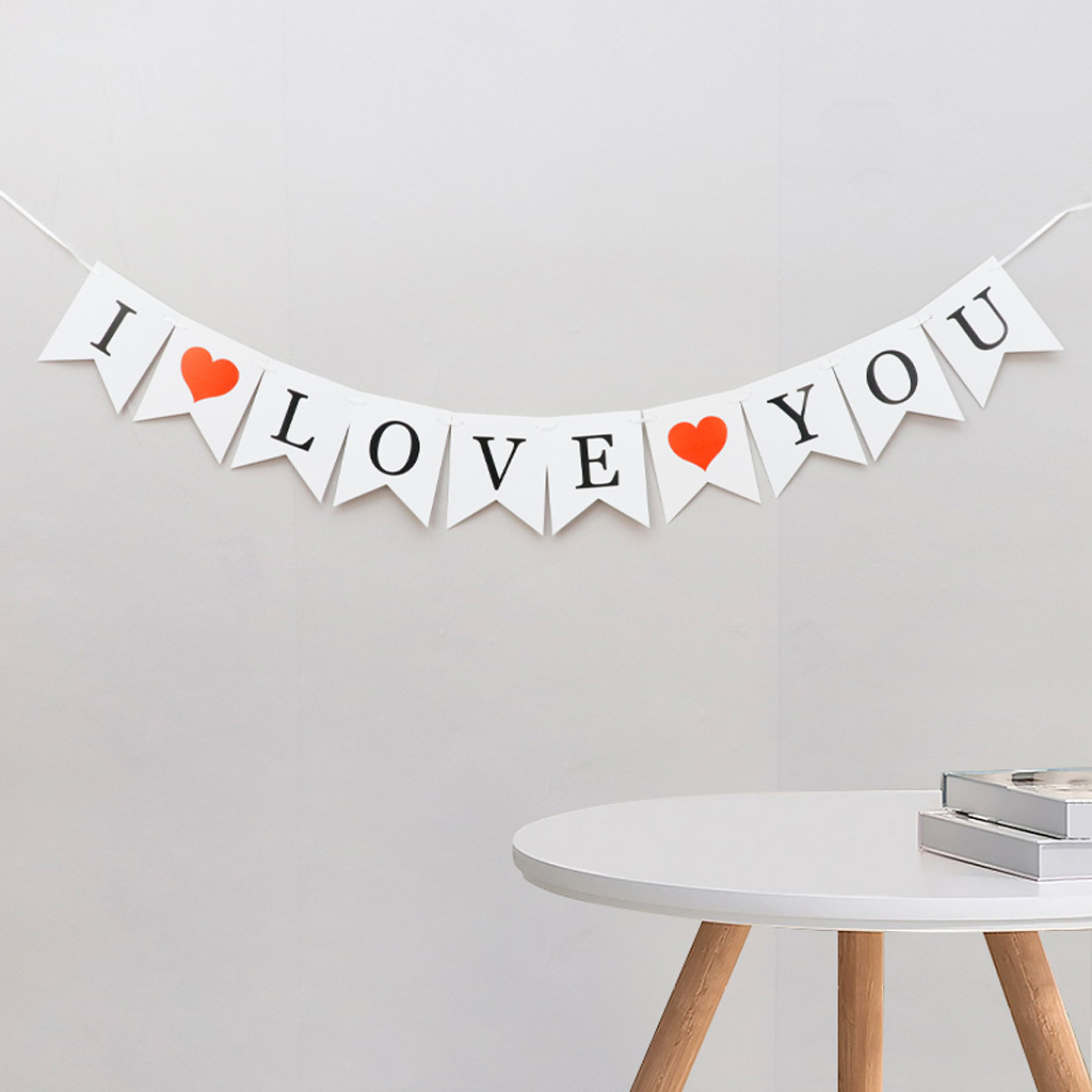 掛旗系列丨求婚/告白魚尾旗 (MARRY ME / I LOVE YOU)