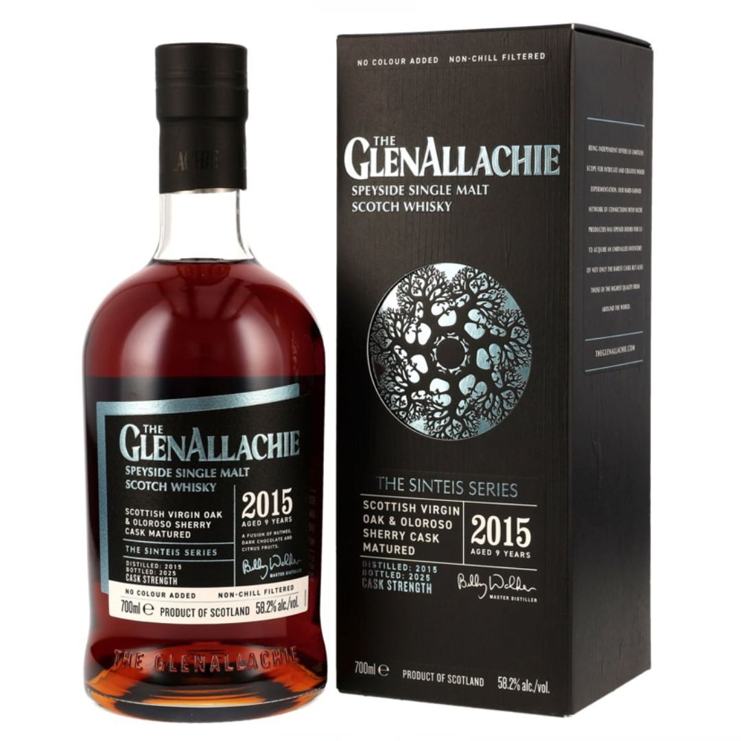 The GlenAllachie 9 Years 2015/2025 The Sinties Series Single Malt Whisky 700mL