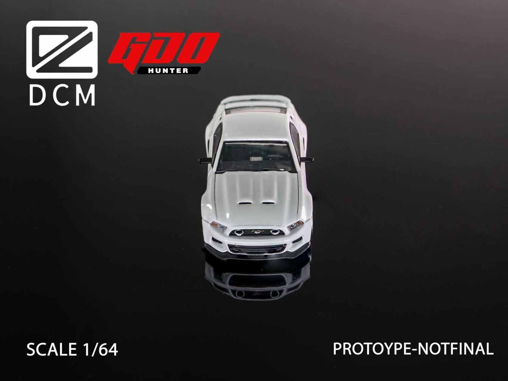 預訂:1/64 GDO Hunter x DCM  Ford Mustang GT 2014 White (GDOFMW )