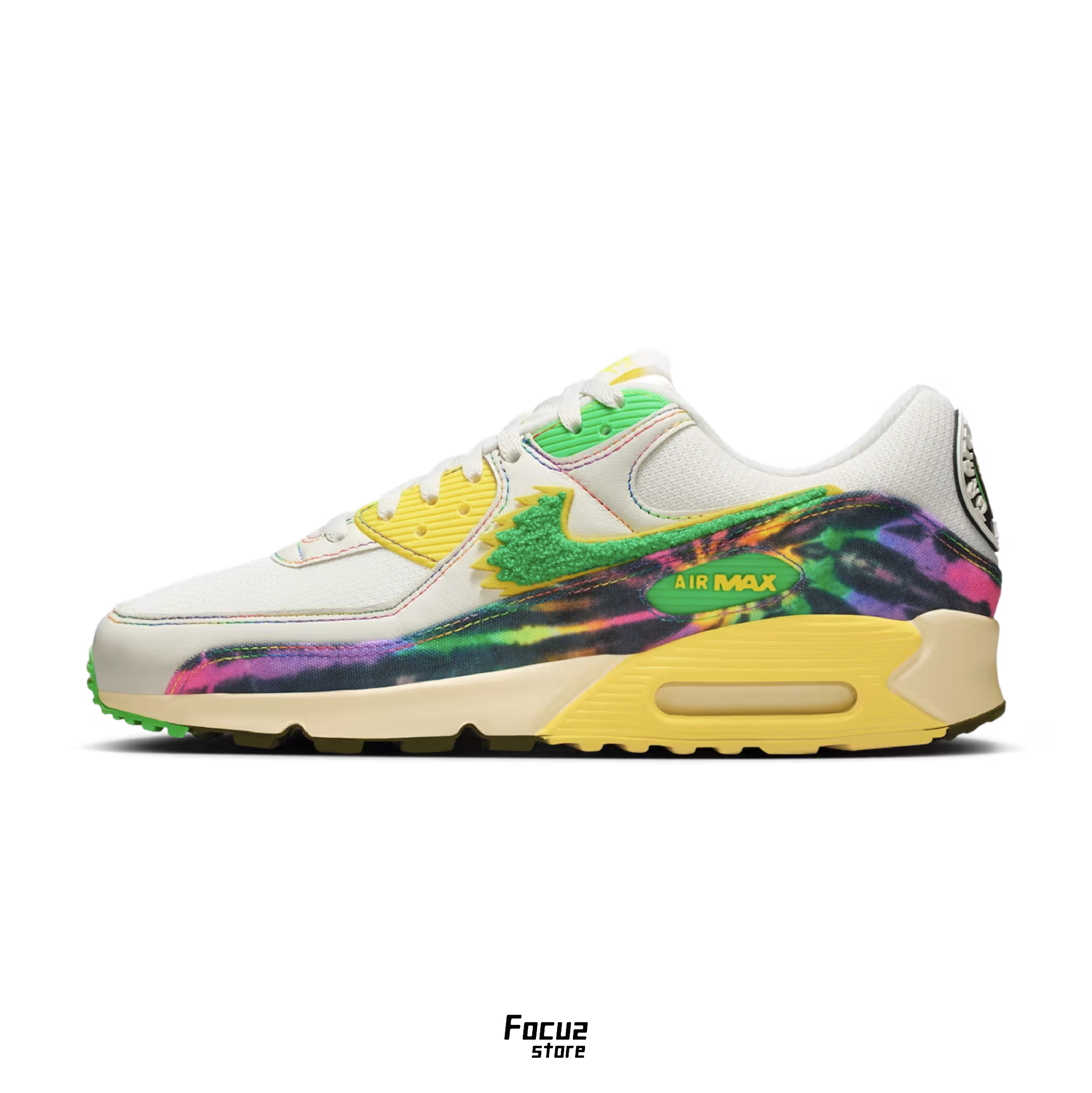 【Focus Store】預購 Grateful Dead x University Of Oregon x Nike Air Max 90 "Grateful Ducks"  彩虹絨毛 IM2511-100