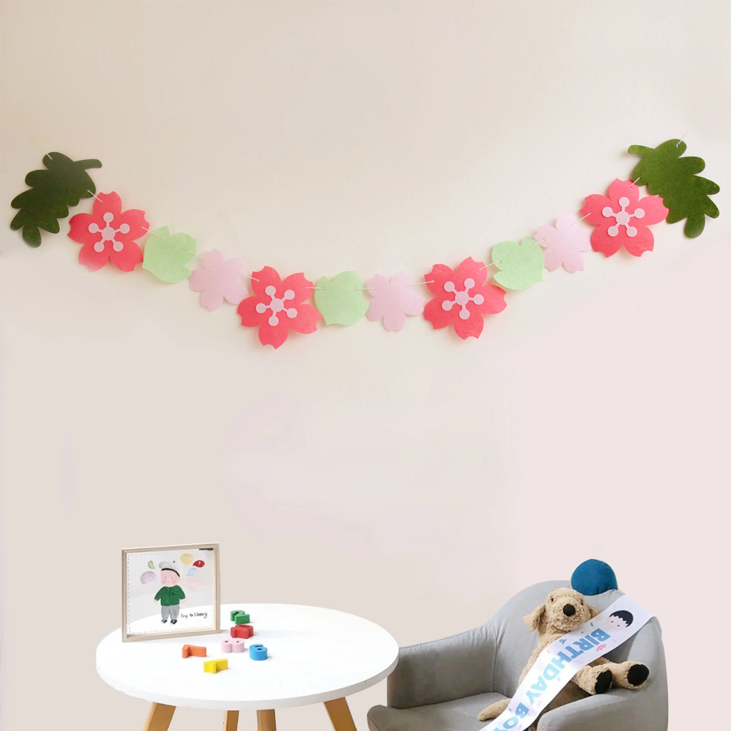 掛旗系列丨粉嫩櫻花