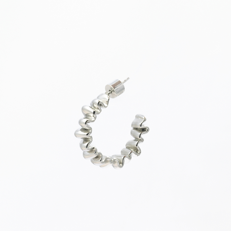 OUS Wave Hoop Earrings 波浪環型耳環