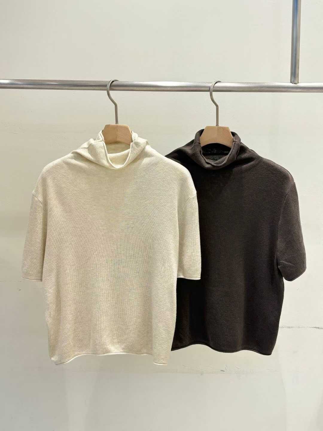 BR5146 小樽領織紋捲捲邊上衣