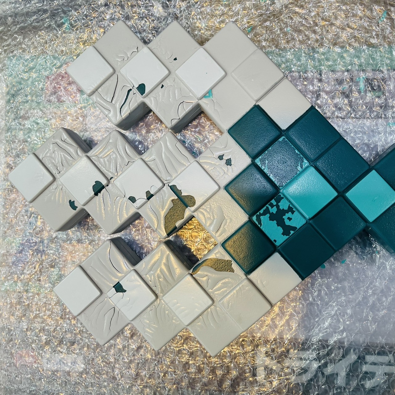 【出清瑕疵】FURYU 代理版 景品 Minecraft當個創世神 三叉戟