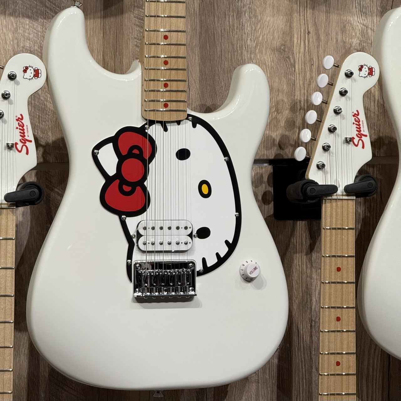 【現貨】Fender X Hello Kitty 50周年紀念款 白色 電吉他 公司貨【宛伶樂器】