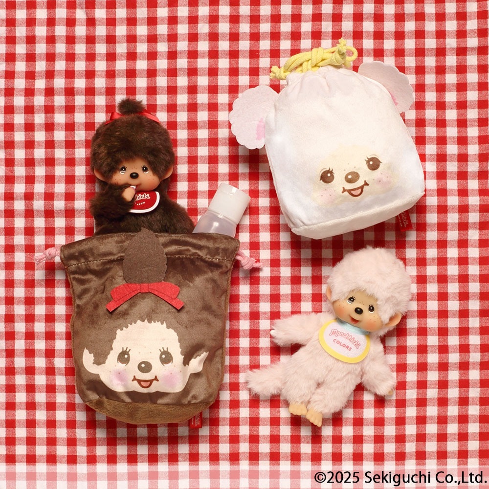 現貨┃Monchhichi 夢奇奇 蒙奇奇 束口袋 扭蛋