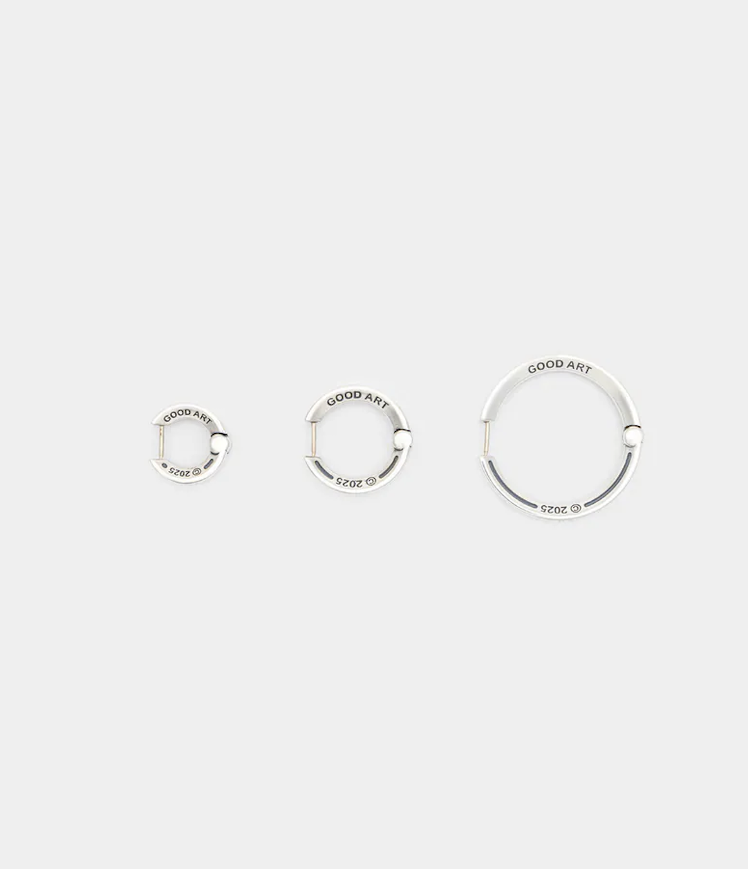 Rondel Hoop Earring