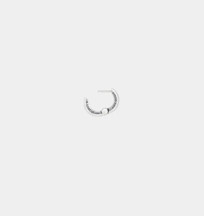 Rondel Hoop Earring